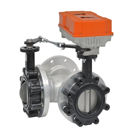 Belimo Butterfly Valve 8in 3 Way 3136 Cv F7200L+PRBUP-3-T-200