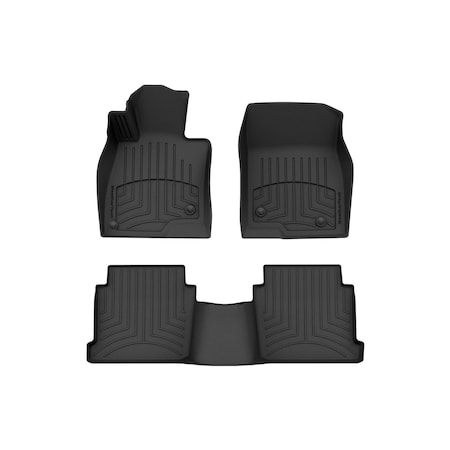 Weathertech Black, Front and Rear FloorLiner HP 44486-1-2IM