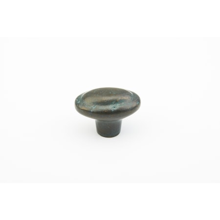 Schaub 1-7/8in Mountain Oval Cabinet Knob Verde Imperiale Finish 782-VI