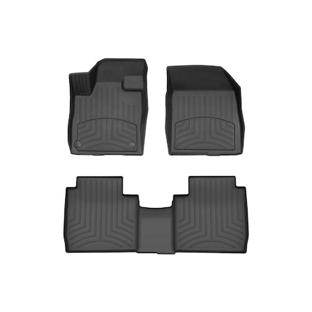 Weathertech Black, Front and Rear FloorLiner HP 441868-1-2IM