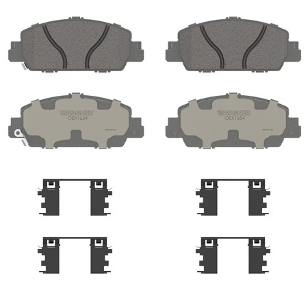 Wagner Brake OEX Front Disc Brake Pad Set Premium Ceramic,  OEX1654