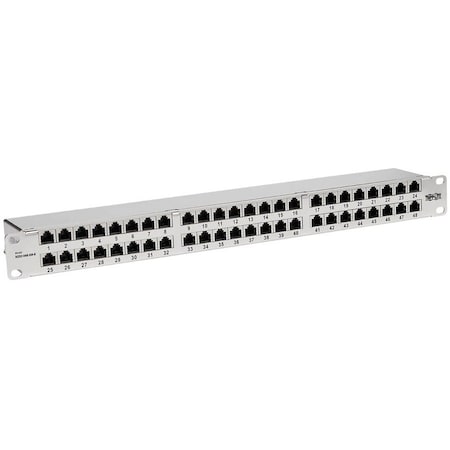Eaton Tripp Lite Series Cat5e/Cat6 48-Port Patch Panel - Shielded, Krone IDC, 568A/B, RJ45 Ethernet N252-048-SH-K