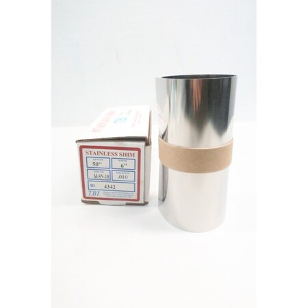 Tbi Stainless Shim 50in X 6in X 0.01in Other Metalworking Tools & Consumable M-SN-10