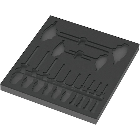 Wera 9812 Foam insert TORX HF screwdriver set 1, empty, 344 x 30 x 392 mm 5137312001