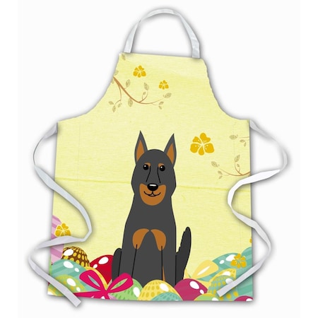 Carolines Treasures Easter Eggs Beauce Shepherd Dog Apron BB6080APRON