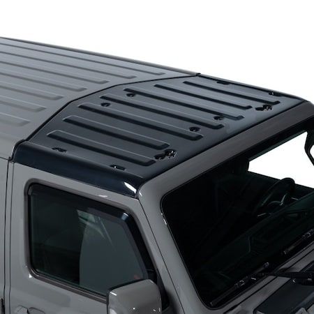 Putco Hardtop, Transparent With Dark Gray Tint; Single Panel Covering Driver and Passenger Side; 581005