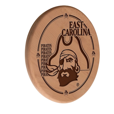 Holland Bar Stool Co East Carolina University 13" Laser Engraved Solid Wood Sign WSgnLNatEcarol