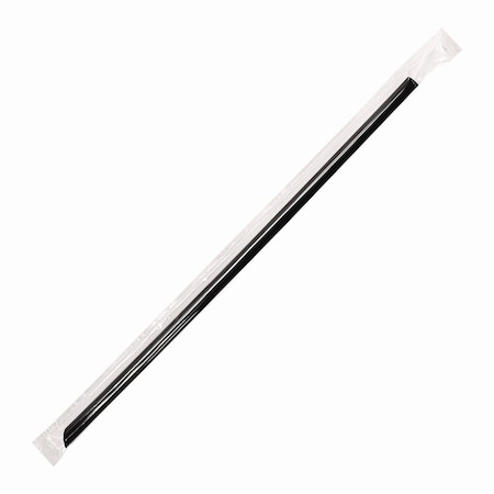 Karat Jumbo Straws, 9", Plastic, Black, 2000PK C9035
