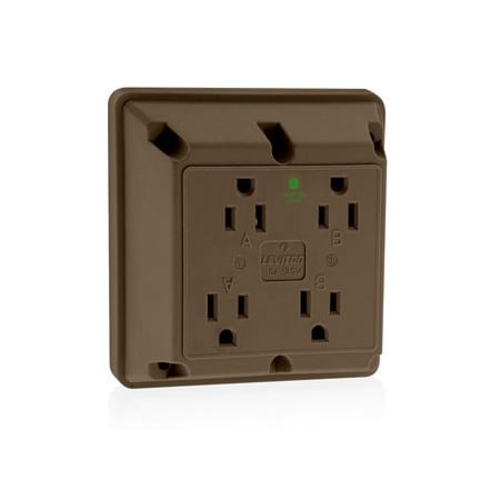 Leviton Four-In-One Receptacles 15 Amp, 125 Volt 1254-H