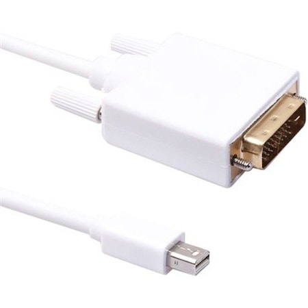 Axiom Mini Displayport Male To Dual Link Dvi-D Male Adapter Cable 6Ft MDPMDDVIDM06-AX