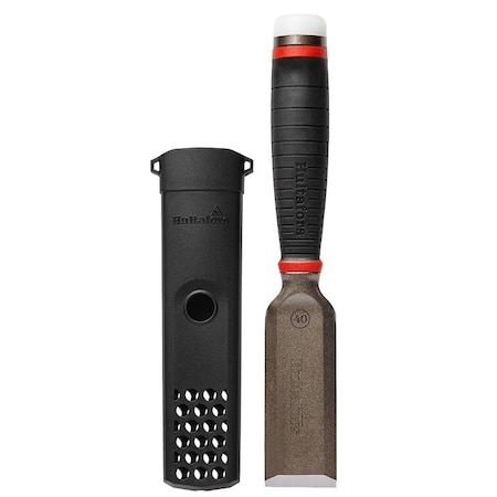 Hultafors Chisel, 265 mm OAL, Steel Blade, Ergonomic Handle 390293U