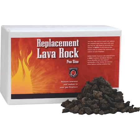 Meecos Red Devil Black & Reddish-Brown Lava Rock 595