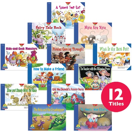 Creative Teaching Press Reading For Fluency, Variety Pack, Set 2, 12 Titles 4289