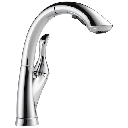 Delta Linden Single Handle Pull-Out Kitchen Faucet 4153-DST