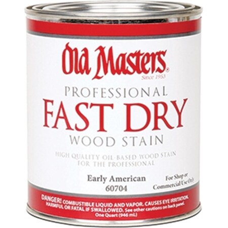 Old Masters 60704 Early American Fast Dry Wood Stain 1 Quart 161672
