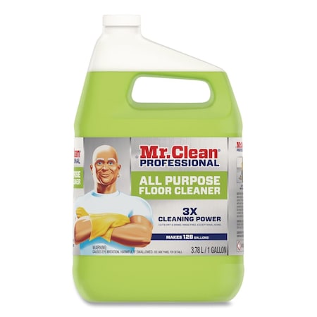 Mr. Clean Finished Floor Cleaner, Lemon Scent, One Gallon Bottle 00008229