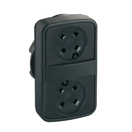 Schneider Electric Push Button Operator, Flush, Momentary Action, Not Applicable Release, Non-Illuminated ZB5AA79