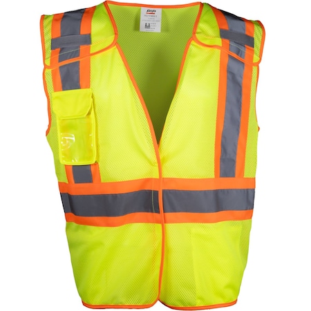Pip ANSI Type R Class 2 Two-Tone Breakaway Vest 302-V505-LY/2X