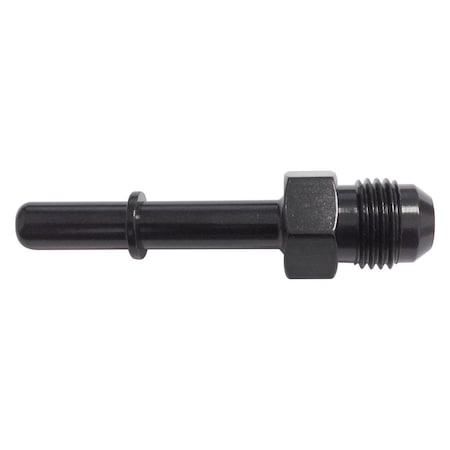 Fragola 491993-BL -6 AN x 0.31 in. EFI Fuel Adapter Fitting - Black FRG491993-BL