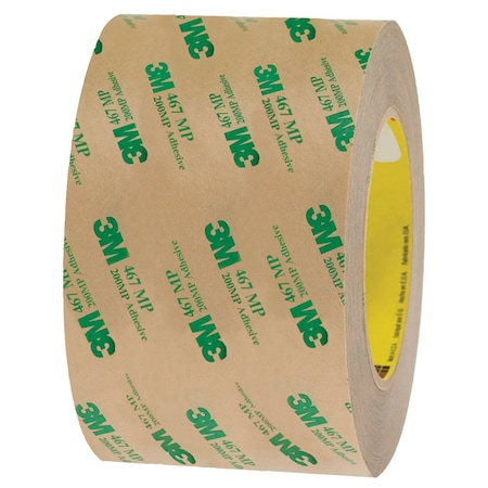 3M 3in x 60 yds. (6 Pack) 467MP Adhesive Transfer Tape Hand Rolls, 6PK T967467MP6PK