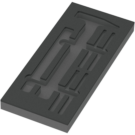 Wera 9882 Foam insert hammer set 1, empty, 172 x 30 x 392 mm 5137382001