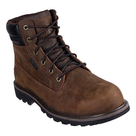 Skechers Men's Work Boot, 10 1/2 W, Brown, 200372 BRN 200372W-BRN 10.5