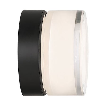 Euf Sternn, Outdoor, 5", Matte Black, Clear Smooth Glass 50271-047