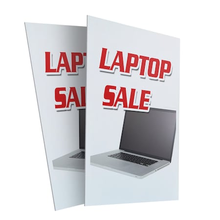 Signmission Laptop Sale, Plastic Signs Only 24 Inch x 36 Inch, Corrugated Plastic, 2PK CSB-2436-2PACK-Laptop Sale
