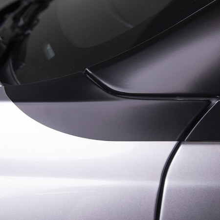 Tesbros PROTECTIVE FILM Satin Black Vinyl 2 Piece With Squeegee Kit TB-PILLAR-Y-STNBL