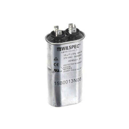 Climatemaster Capacitor, Oval, 370 Volt, 50/60HZ, 15uF 15B0013N08
