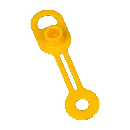 Trico Grease Fitting Cap, 2 3/4" L, Yellow, PK10 37020
