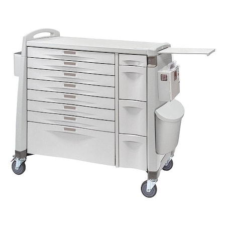 Capsa Healthcare Medical Cart, 43 3/4 in H AVUDXL10-CSHDC-STK