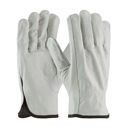 Pip Industry Grade Top Grain Cowhide Leather Drivers Glove, Keystone Thumb, 12PK 68-160/XXL