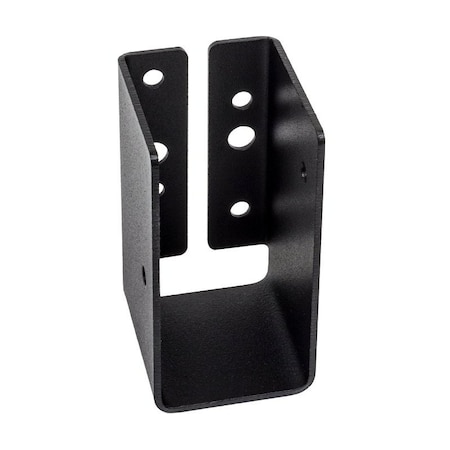 Simpson Strong-Tie APLH Joist Hanger, 3-5/16 in H, 1-7/8 in D, 1-9/16 in W, 2 x 4 in, Steel, Black, ZMAX APLH24
