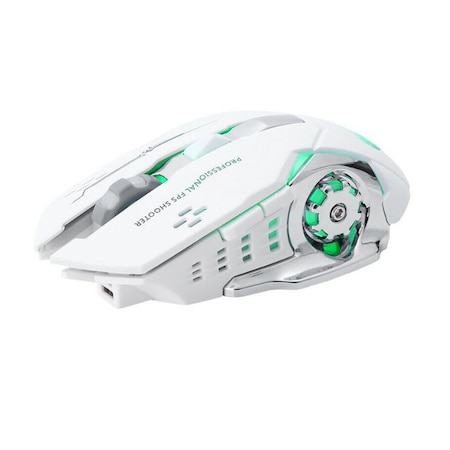 Sanoxy Wireless USB Optical Mouse Rechargeable 7 Color LED Backlit Gaming Mice WP-254950092552-MS