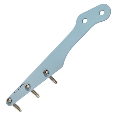Jorgensen Laboratories 104mm Titanium 8-Hole Forkless TTA Plate J1072TF8