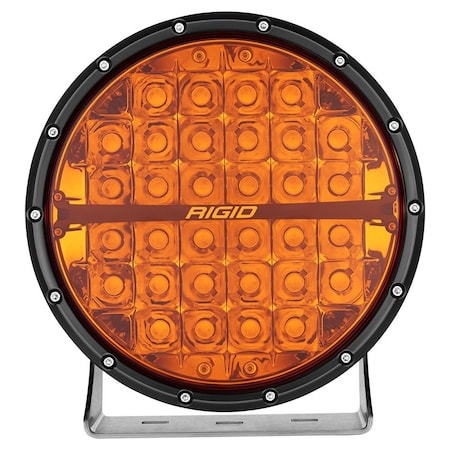 Rigid Industries 360-Series Amber Pro 9 in Offroad Spot Beam w/Amber Backlight Pod, Single 36522