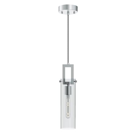 Afx Houston 04in Med Base Pendant Light, Satin Nickel HOUP04MBSN