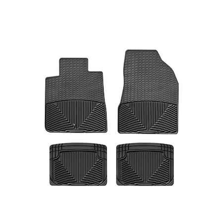 Weathertech Black, Front and Rear All Weather Floor Mats W68-W20