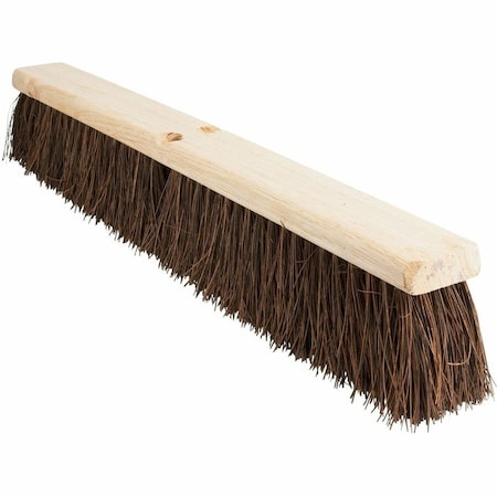 Genuine Joe Push Broomhead - 24 Length- Palmyra Fiber Bristles - 1 Each GJO99652