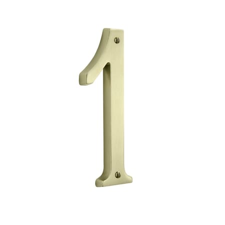 Baldwin Estate Lifetime Satin Brass House Numbers 90671.044.CD