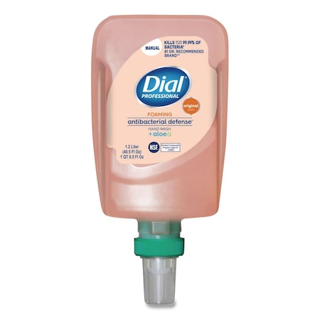 Dial Professional Antibacterial Foaming Hand Wash Refill for FIT Manual Dispenser, Original Scent, 1.2 L 16670EA