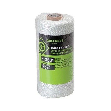 Green Leaf Lightweight Conduit Fishline - Nylon 90 607