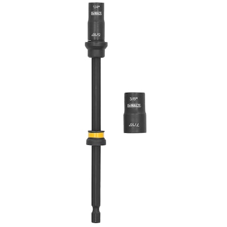 Dewalt FlexTorq Nutsetter, L:6", Socket:1/4"-7/16" DWADENDEXT-2