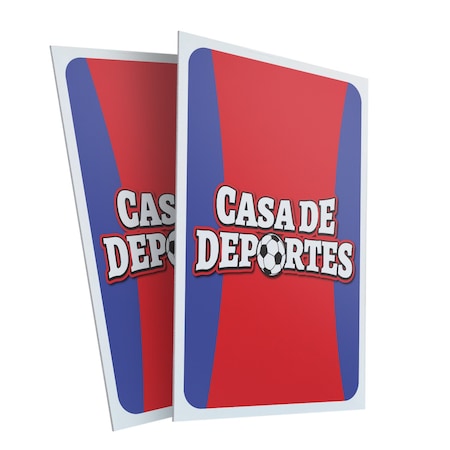 Signmission Casa De Deportes, Plastic Signs Only 24 Inch x 36 Inch, Corrugated Plastic, 2PK CSB-2436-2PACK-30355