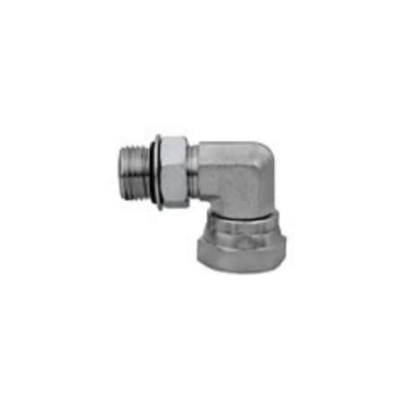 Jason Industrial 3/8 ML PIPE X 3/8 FEM PIPE SWIVEL, 90 D, 90 DEGREE ADAPTER 1501-6-6