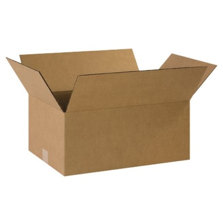 Partners Brand Corrugated Boxes, 18 1/2" x 12 1/2" x 8", Kraft, 25/Bundle 18128R