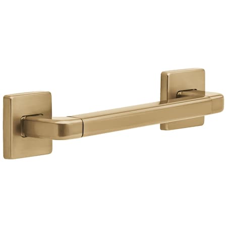 Delta Bathsafety 12 in Angular Modern Decorative Ada Grab Bar In Champagne Bronze 41912-CZ