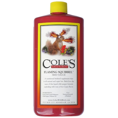 Coles Flaming Squirrel Seed Sauce 16 oz FS16