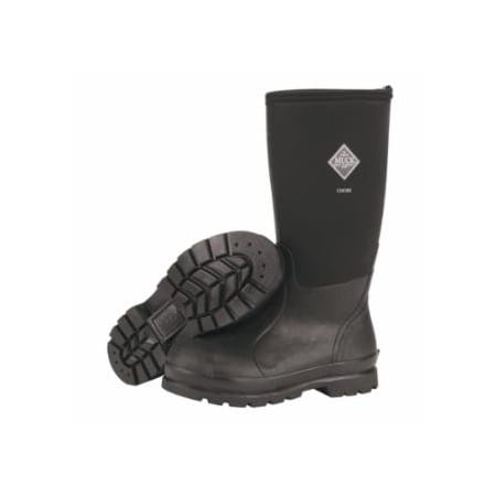 Muck Chore Classic Work Boots, Size 11, 16 in H, Black 617-CHH-000A-BL-110